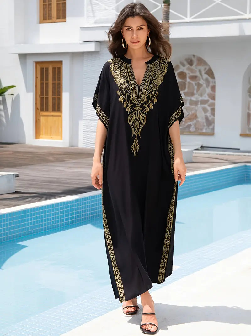 WOMEN'S EMBROIDRED KAFTAN - JAG Universal Collection 