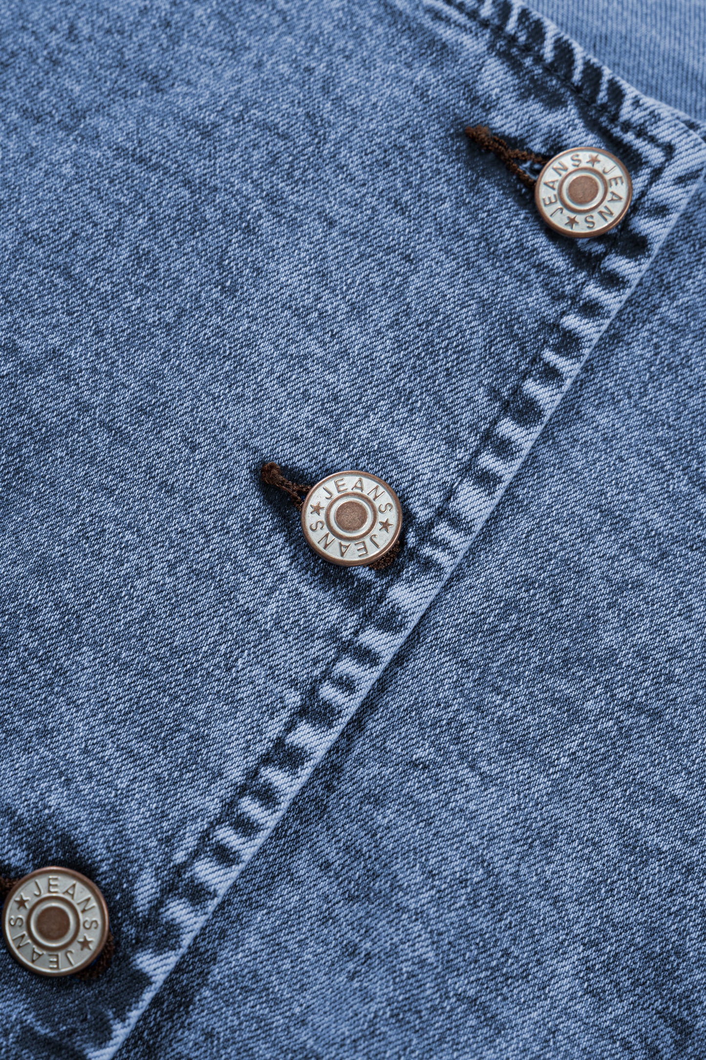 Women’s Blue Denim Vest – Sleeveless Button Down Long Vest with Side Slits for Spring Layering