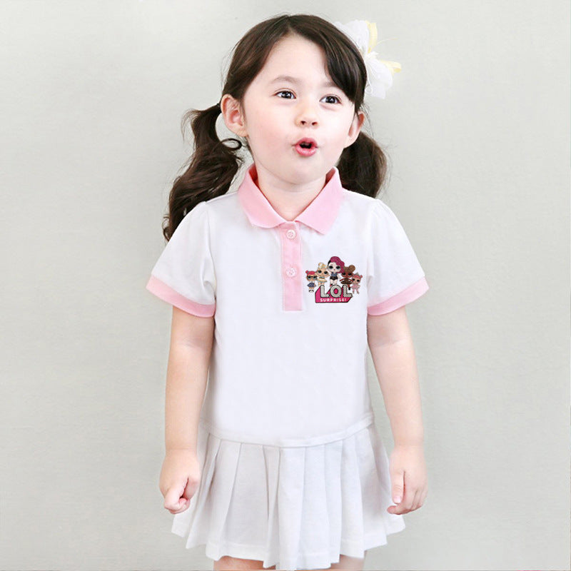 Children's summer clothing LOL surprise doll skirt children