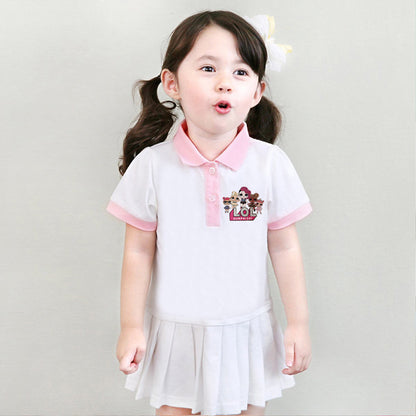 Children's summer clothing LOL surprise doll skirt children