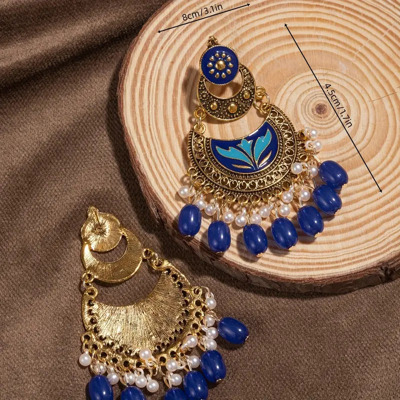 Bohemian Mosaic Drop Earrings