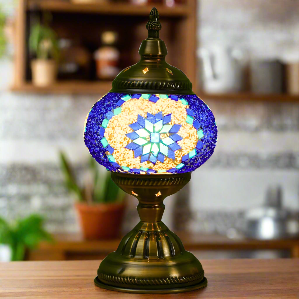 TURKISH MOSIAC TABLE LAMPS - HANDCRAFTED - JAG Universal Collection 