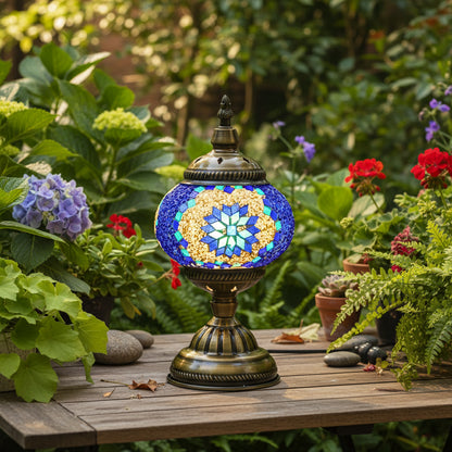 TURKISH MOSIAC TABLE LAMPS - HANDCRAFTED - JAG Universal Collection 