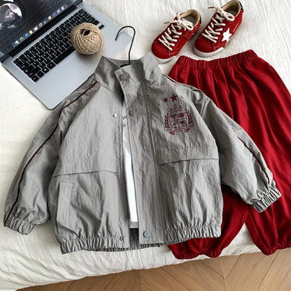 Spring jackets for children sports and casual tops