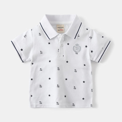 Boys' short sleeved T-shirt for children