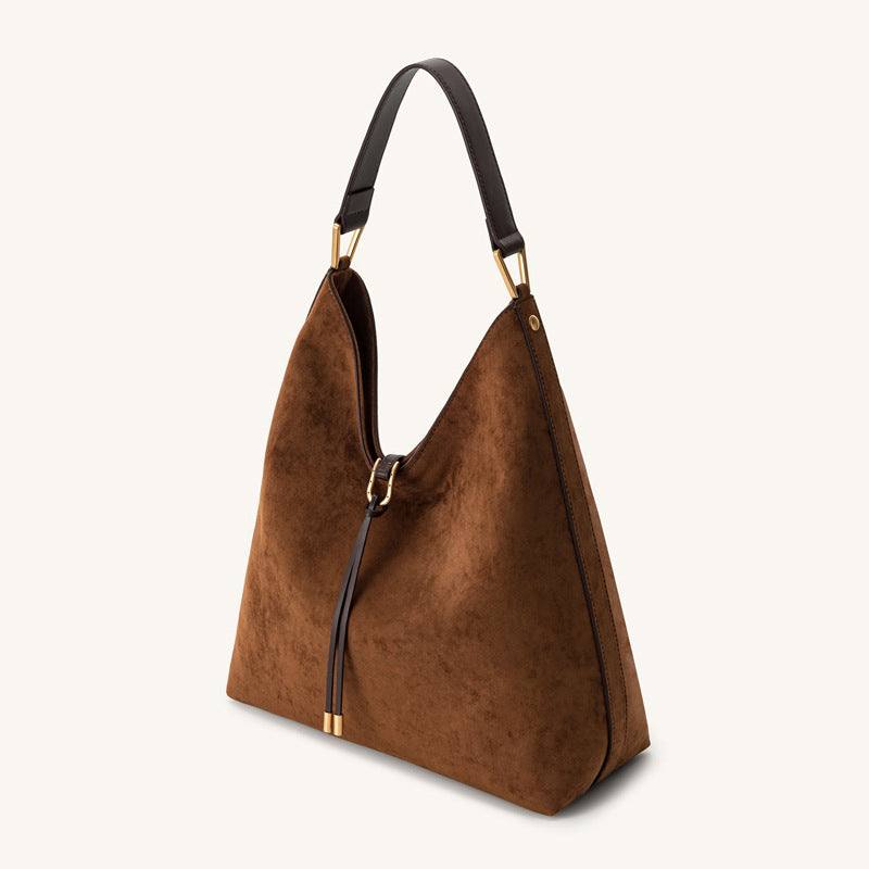 Tote bag with large capacity and lazy feeling single shoulder armpit bag