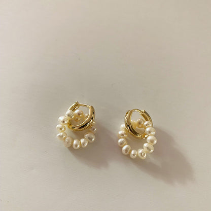 Freshwater Pearl Detachable Huggie Earrings – Two Looks in One