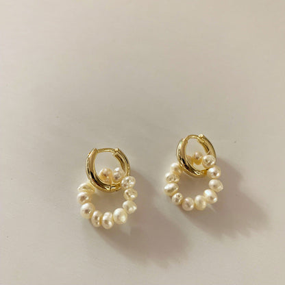 Freshwater Pearl Detachable Huggie Earrings – Two Looks in One