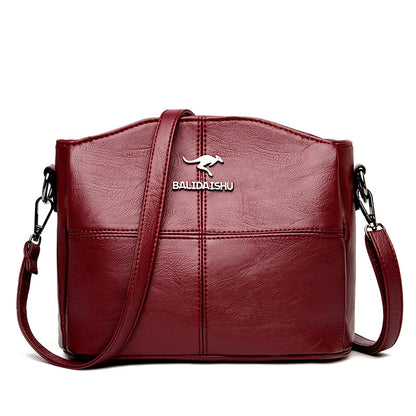 Splicing bag single shoulder crossbody bag