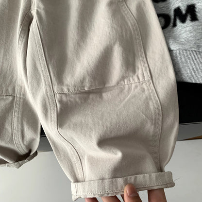 Versatile loose straight leg pants for children