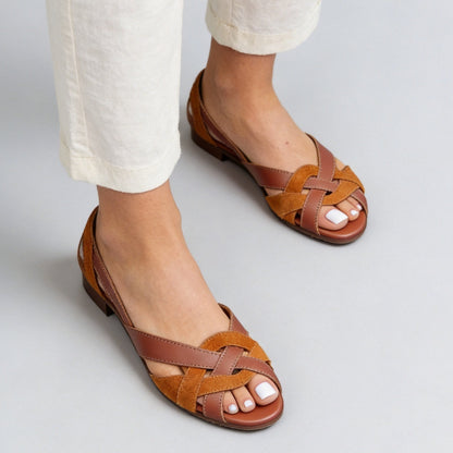 Made to order ships in 3–5 days Hollow-out Birdcage Flat Sole Breathable Mesh Sandals Beach Shoes