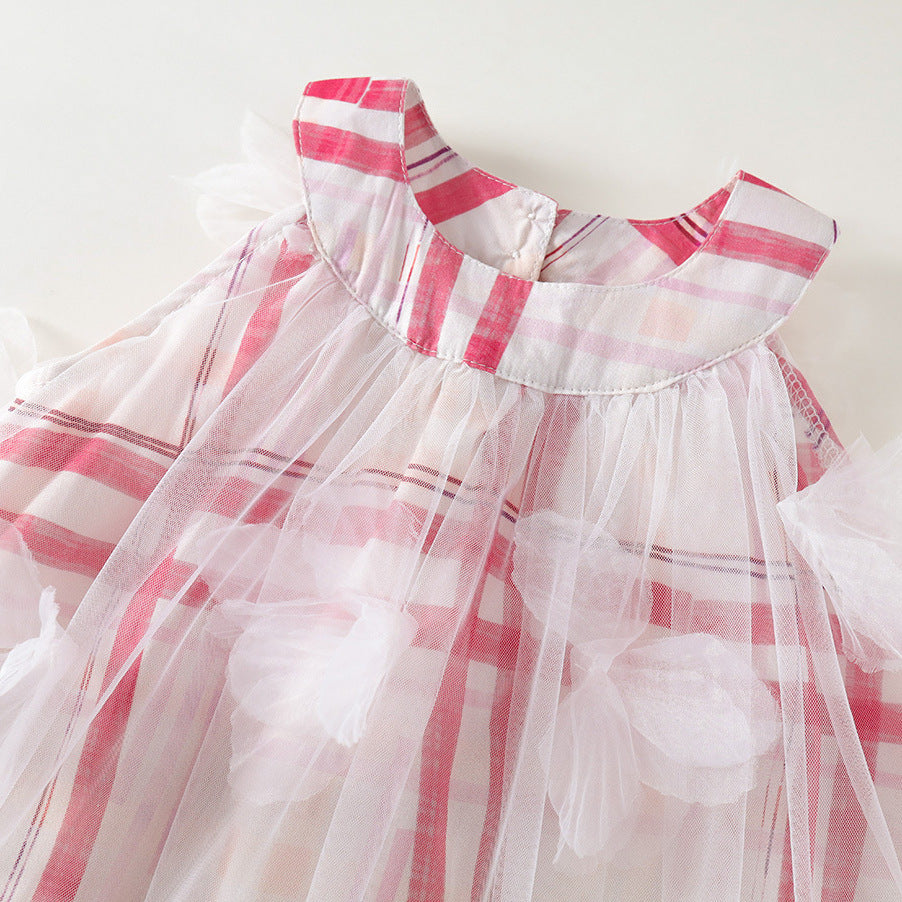 Cute Checkered Dress for Kids