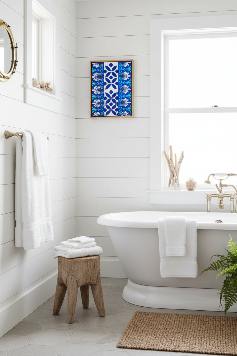 Island Bloom - Original Wall Art on Gallery Wrapped Canvas