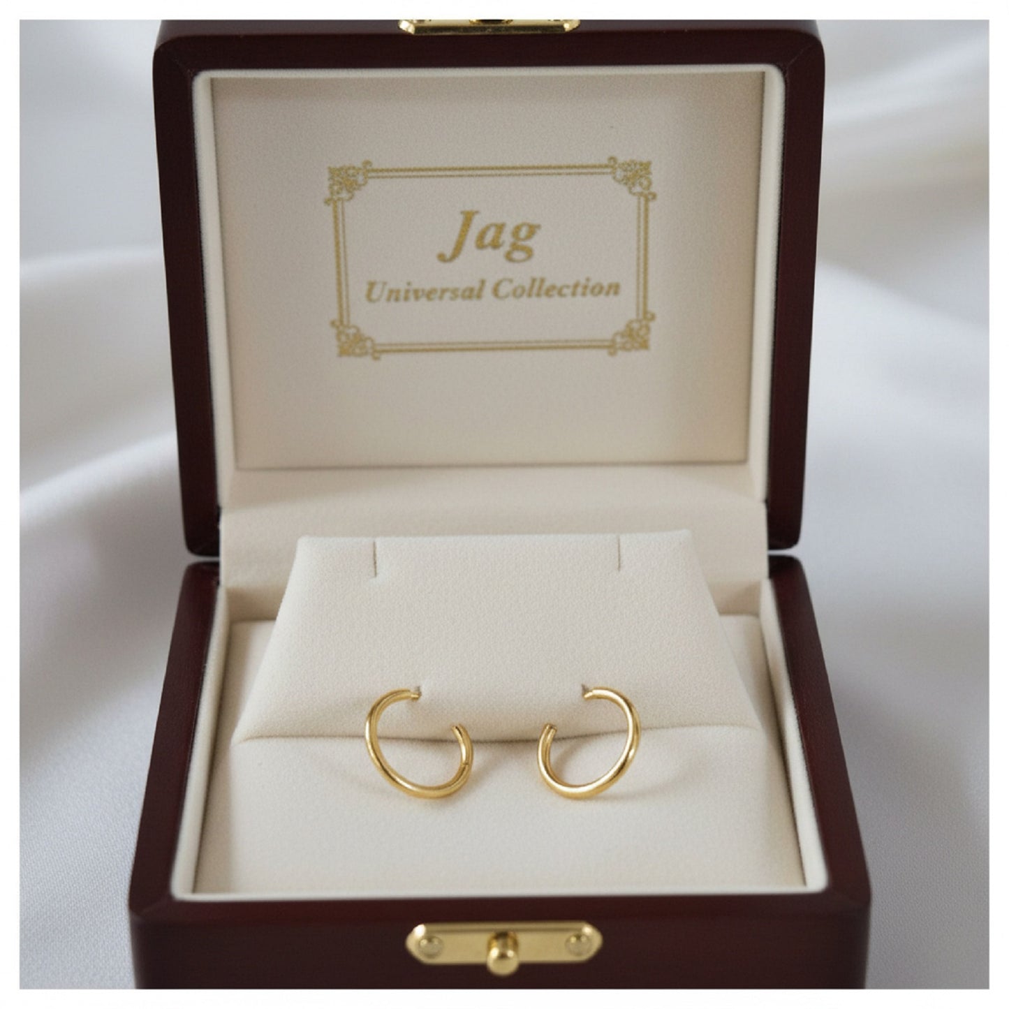 18K Gold PVD Mini Huggie Hoop Earrings – 10mm Classic Everyday Hoops