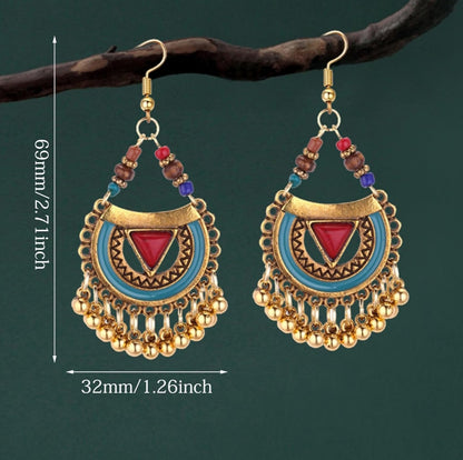 NOMADIC SPIRIT TRIBAL EARRINGS