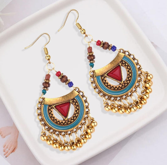 NOMADIC SPIRIT TRIBAL EARRINGS