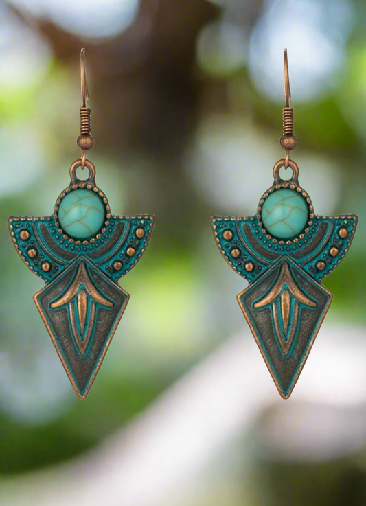 BOHEMIAN DESIGN VINTAGE EARRINGS - JAG Universal Collection 