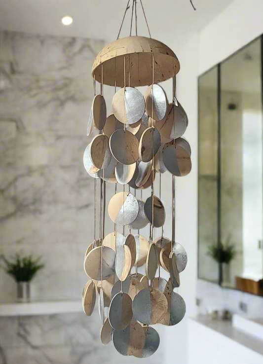 COCONUT SHELL WIND CHIME HANDCRAFTED