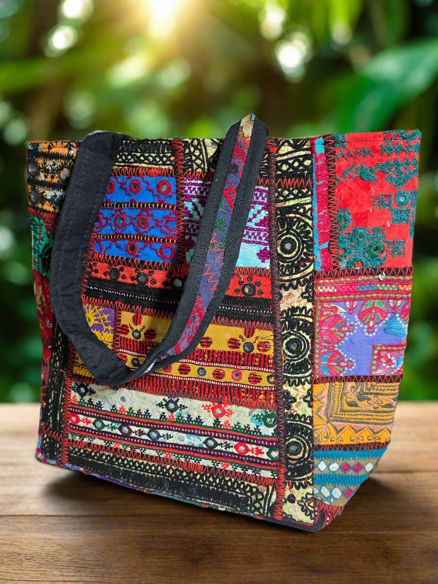 HANDCRAFTED EMBROIDERED LARGE BAGS
