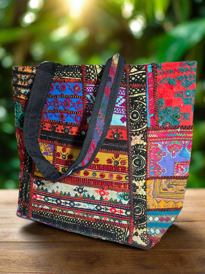 HANDCRAFTED EMBROIDERED LARGE BAGS