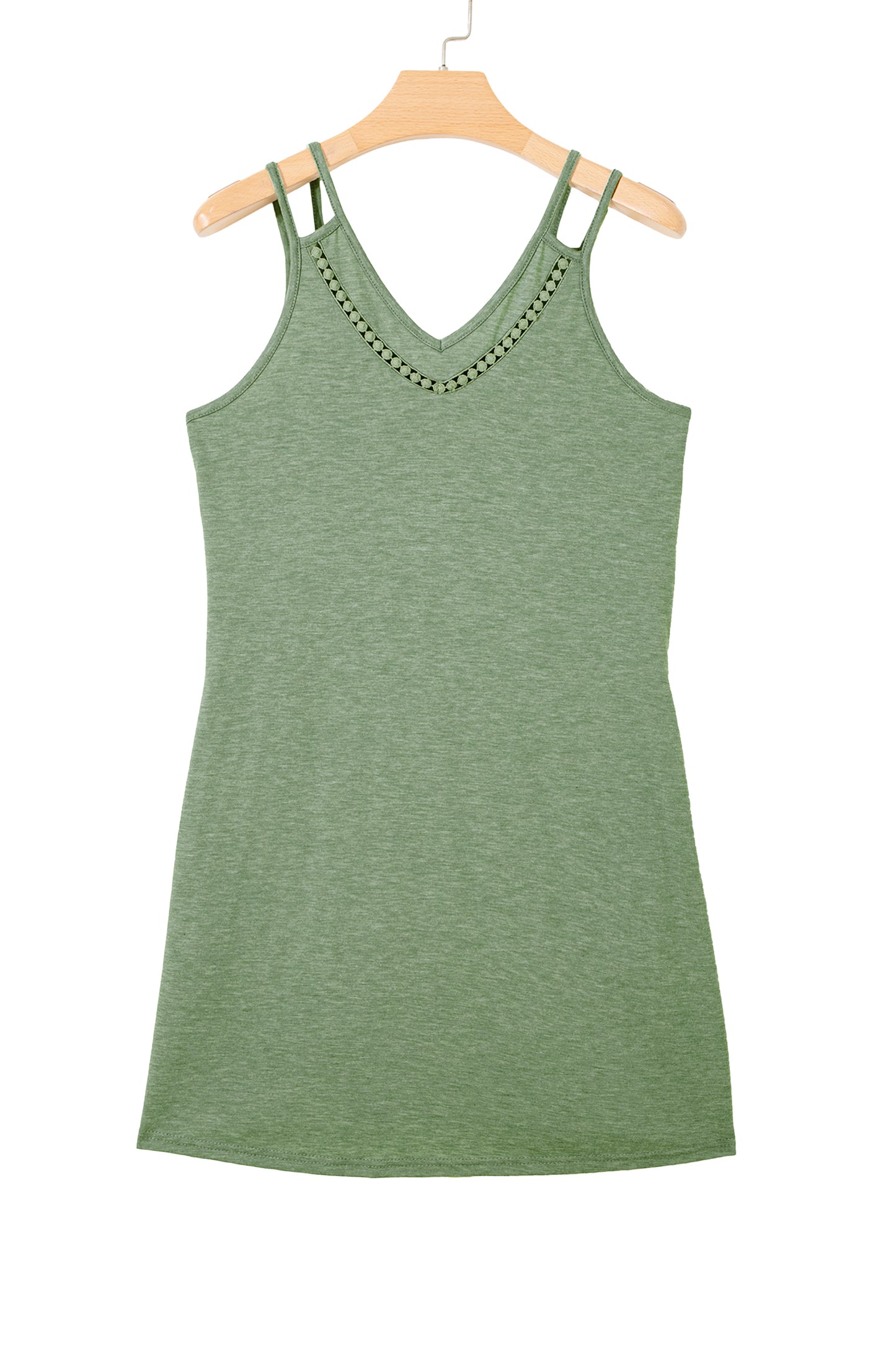 Women's Lace Detail V-Neck Mini Dress