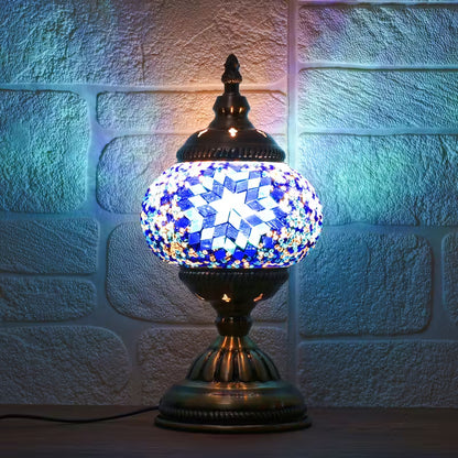 TURKISH DESIGN MOSAIC TABLE LAMP - ILLUMINATE WITH TRADITION & CHARM
