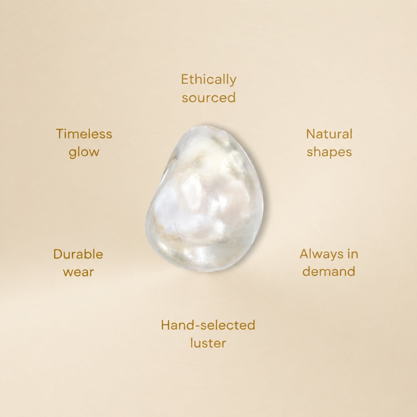 Freshwater Pearl Huggie Earrings – Hypoallergenic 18K Gold PVD over 316L Surgical Stainless Steel