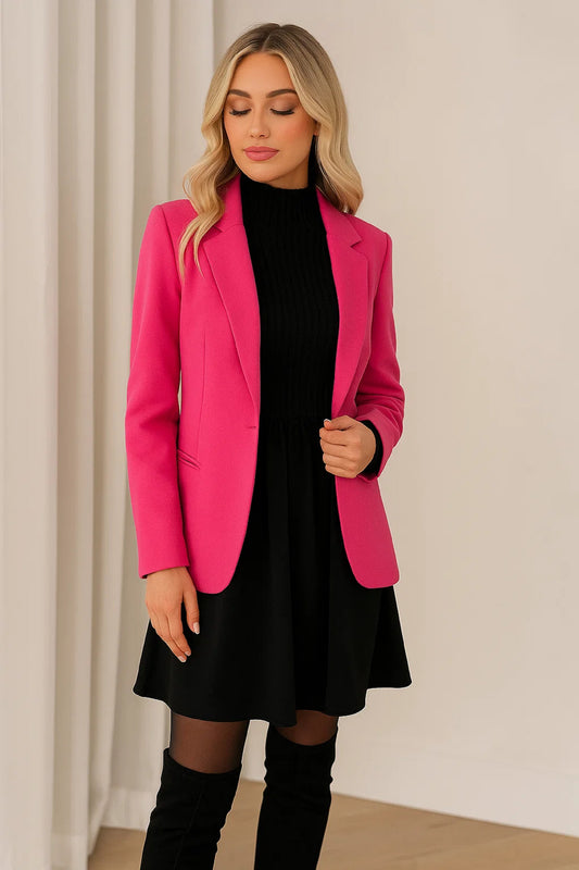 Elegant Black Long Sleeve Mini Dress – Ribbed Knit, Frilled Neck, High Waist, Casual to Party Outfit