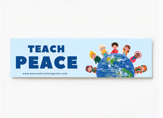 TEACH PEACE Bumper Stickers